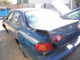 2002 TOYOTA COROLLA CE GREEN 1.8L AT Z18345